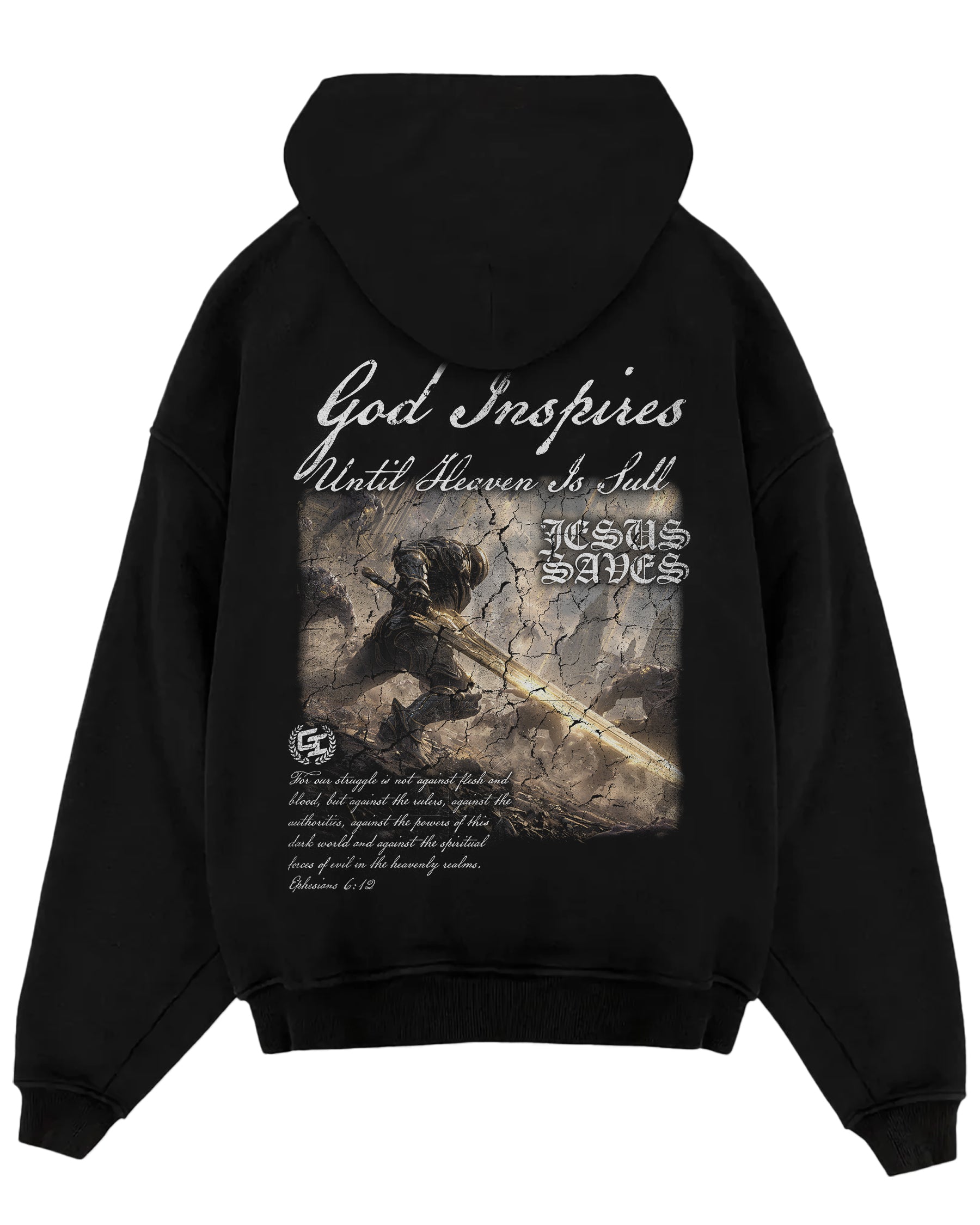 'Against The Darkness' Oversized Hoodie